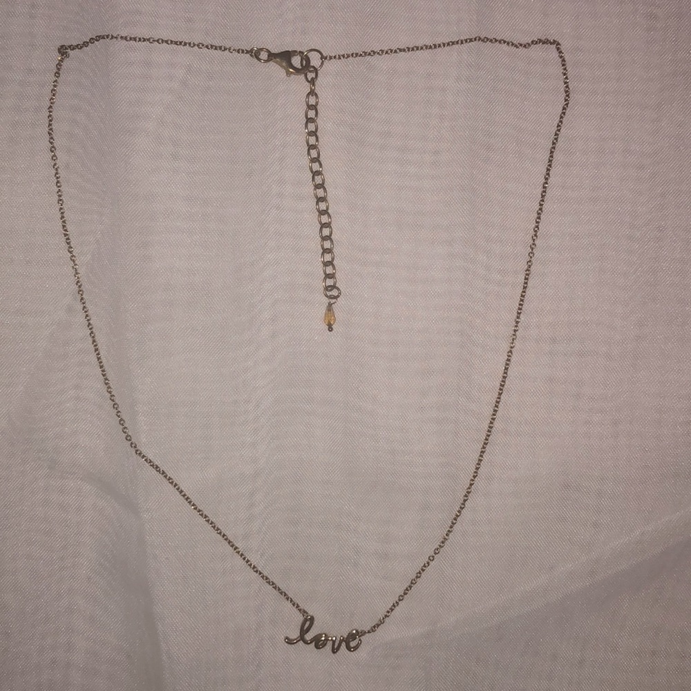Sterling Silver Love Necklace